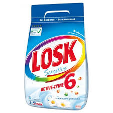 LOSK стир.порошок авт. 3кг. (в ассортименте )