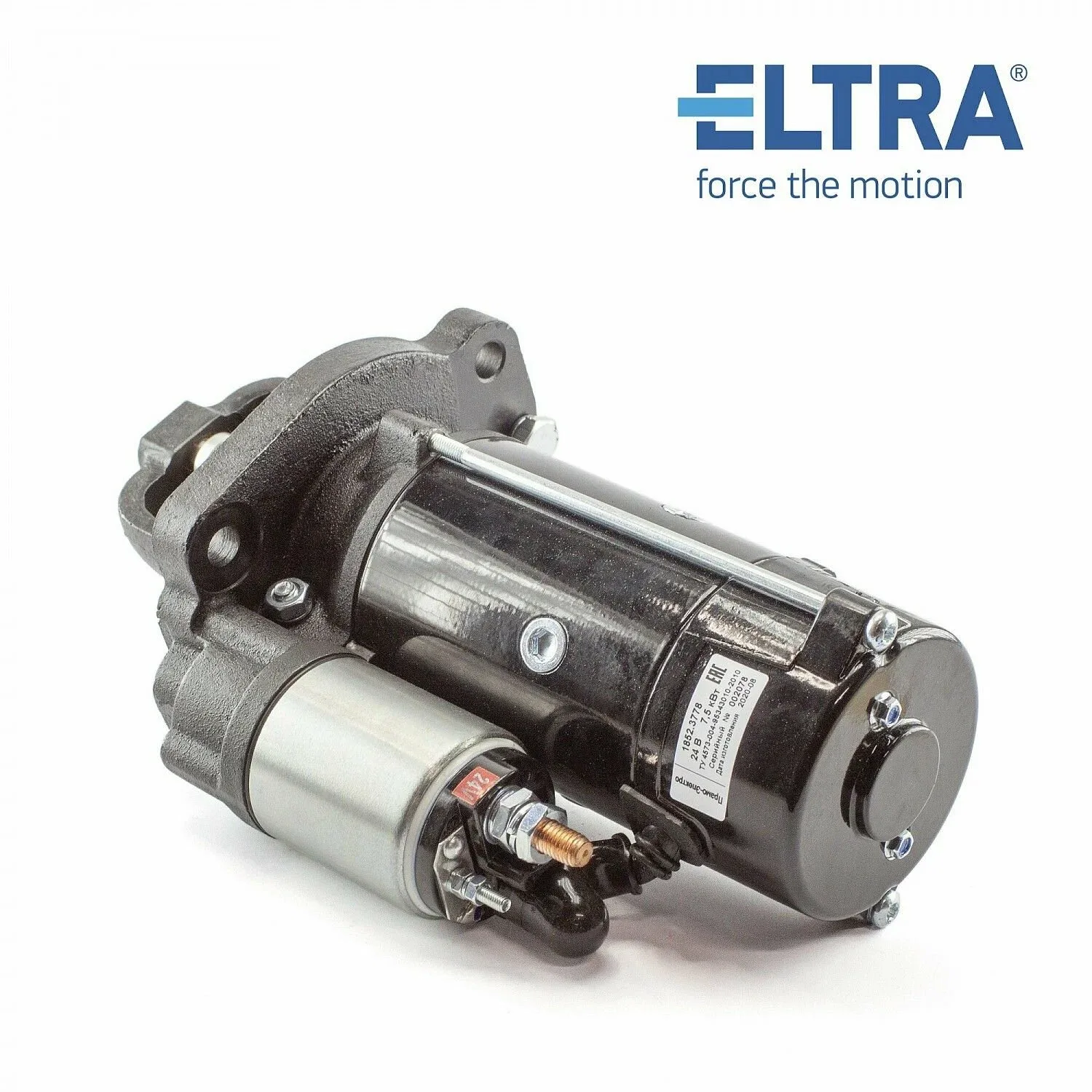 Стартер МАЗ,Урал с двиг.ЯМЗ 1852.3778 редукт. "ELTRA"
