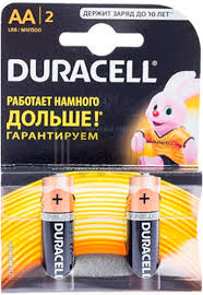 Батарейки AA Duracell (пальчик) к-т 2шт.