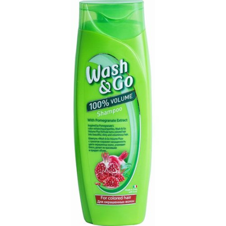 WASH&GO шампунь 200мл "С гранатом"