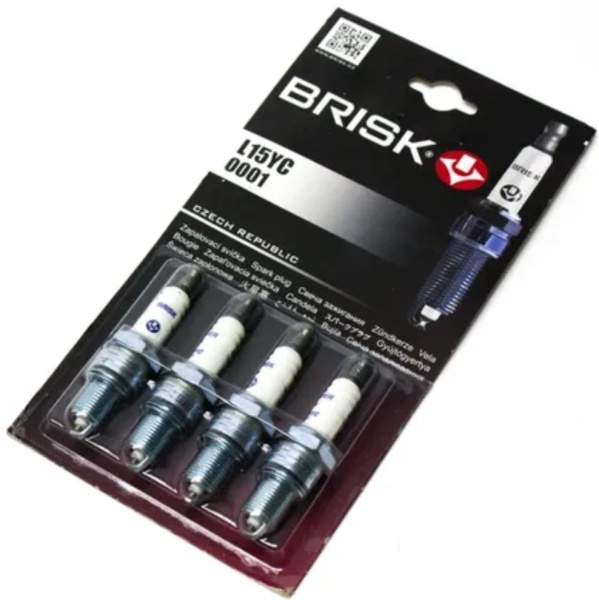 Свечи зажигания N15YC к-т 4 шт (короткая УАЗ,ГАЗ) "BRISK"