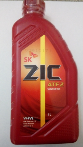 Масло ZIC Dextron II (трансм.мин.)  1л