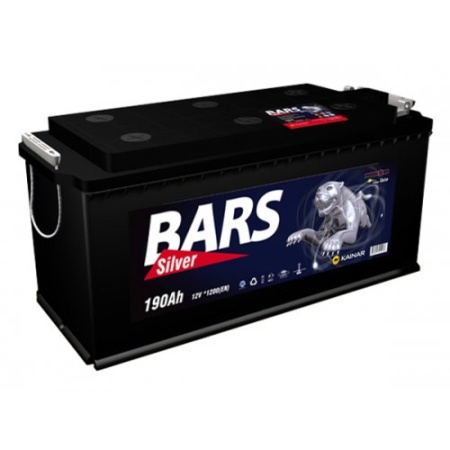 Аккумулятор 6СТ-190 L "BARS Silver" Болт.клеммы