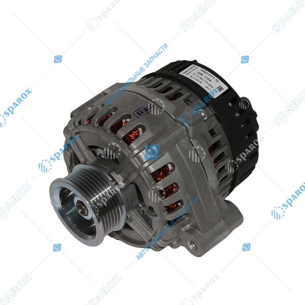 Генератор КамАЗ 4542.3771-10 Е3,Е4, 125а (ан.BOSCH 0124655049)  "ELTRA"