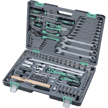 Набор инструментов 1/2",1/4", CrV, S2, 119 предм. Stels  14112