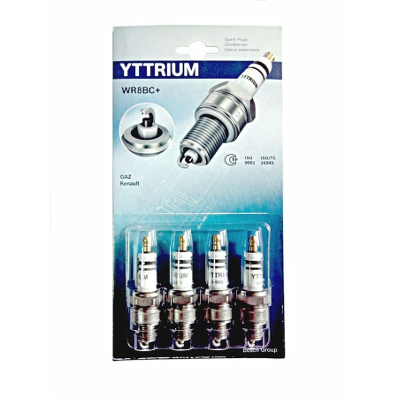 Свеча "YTTRIUM"WR8 BC+ ГАЗ 24,УАЗ 3151 (А14 ВР)